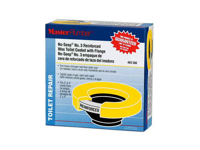 Master Plumber 004310 No-Seep® #3 Urethane Wax Toilet Gasket with Flange