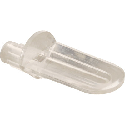 Slide-Co 242155 Plastic Shelf Support Peg, 1/4" Dia, Clear, 12-Pack