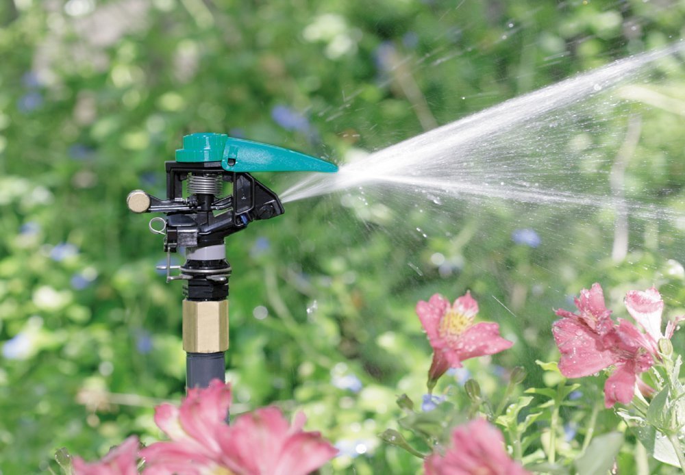 Rain Bird P5-R Professional Grade Plastic Impact Sprinkler Plus Nozzles, 50'