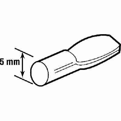 Slide-Co 242158 Shelf Support Peg, 5 MM Dia, Nickel Plated, 8-Pack