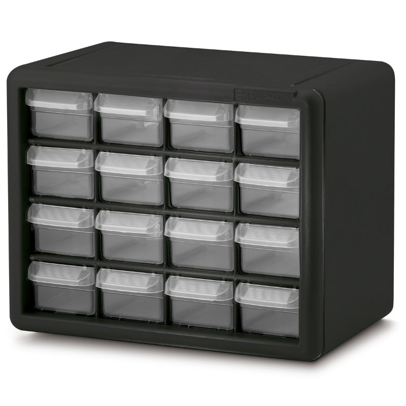 Akro Mils® 10716 Plastic Storage Cabinet, 16 Drawer