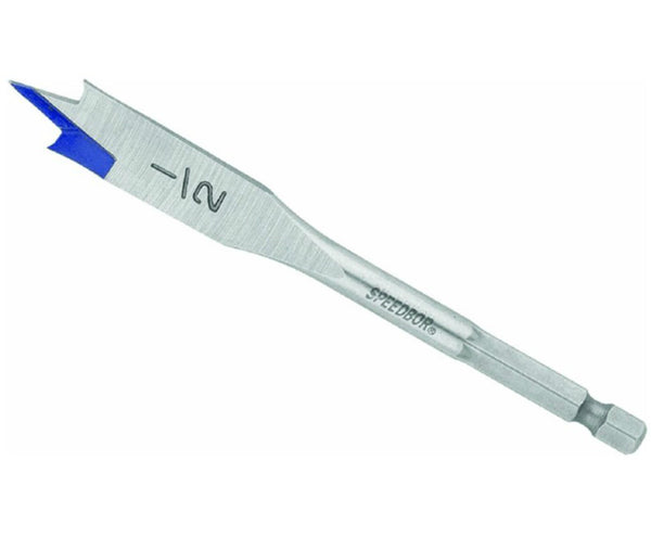 Irwin Tools 87908 Speedbor® Short Length Wood Boring Bit, 1/2" x 4"