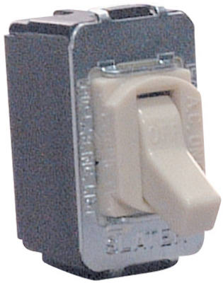 Pass & Seymour Despard Toggle Switch Screw Terminal, 15A, 120V, Ivory
