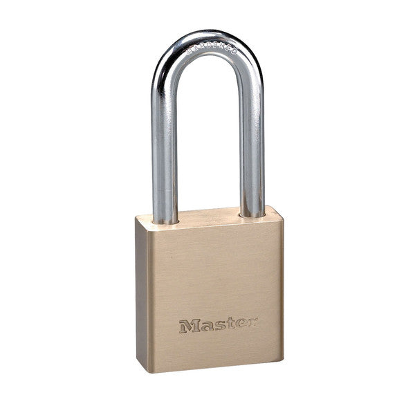 Master Lock 576DLHPF Solid Brass Padlock, 1-3/4"