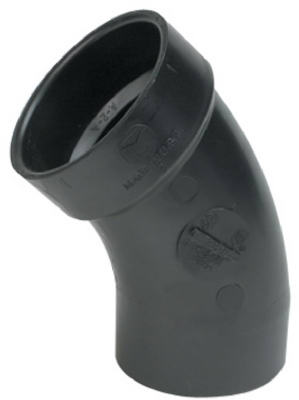 Black 45 Degree Street Elbow - 4"