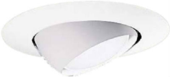 Halo® 78P Eyeball Recessed Air-Tite™ Trim, 6", White