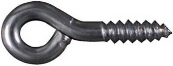 National Hardware® N118-257 Small Screw Eye, 1-3/8", Zinc Plated, 6-Pack