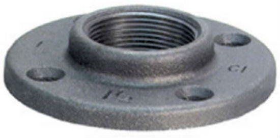 Anvil® 8700163754 Floor Flange, Black Finish, 1/4"