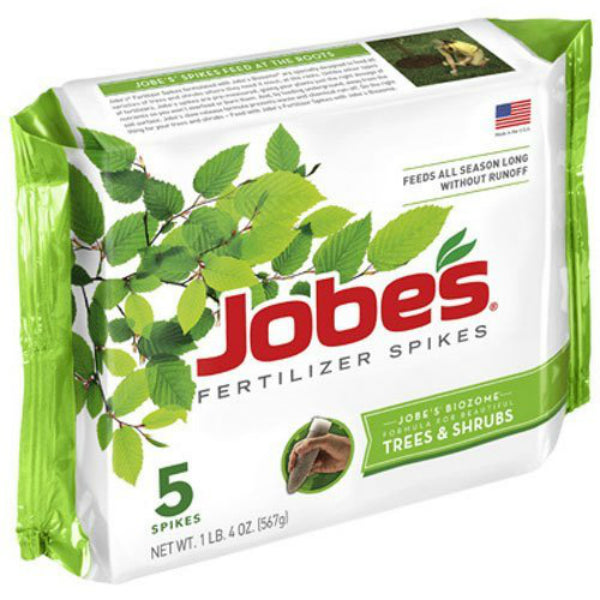 Jobe’s® 01000 Regular Trees & Shrub Fertilizer Food Spikes, 16-4-4, 5-Pack