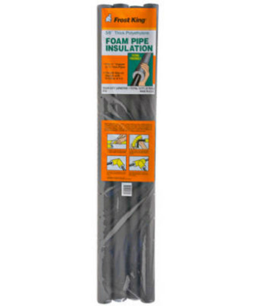 Frost King® P10 Tubular Polyethylene Foam Pipe Insulation, 5/8" x 3', 4-Pack