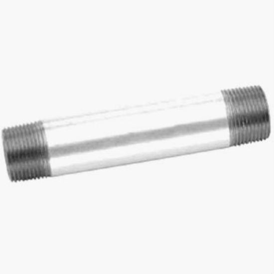 Anvil® 8700147054 Galvanized Nipple, 1/8" x 3-1/2"