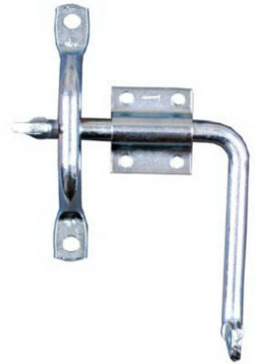 National Hardware® N156-042 Door/Gate Latch with Bar Strike, Zinc Plated