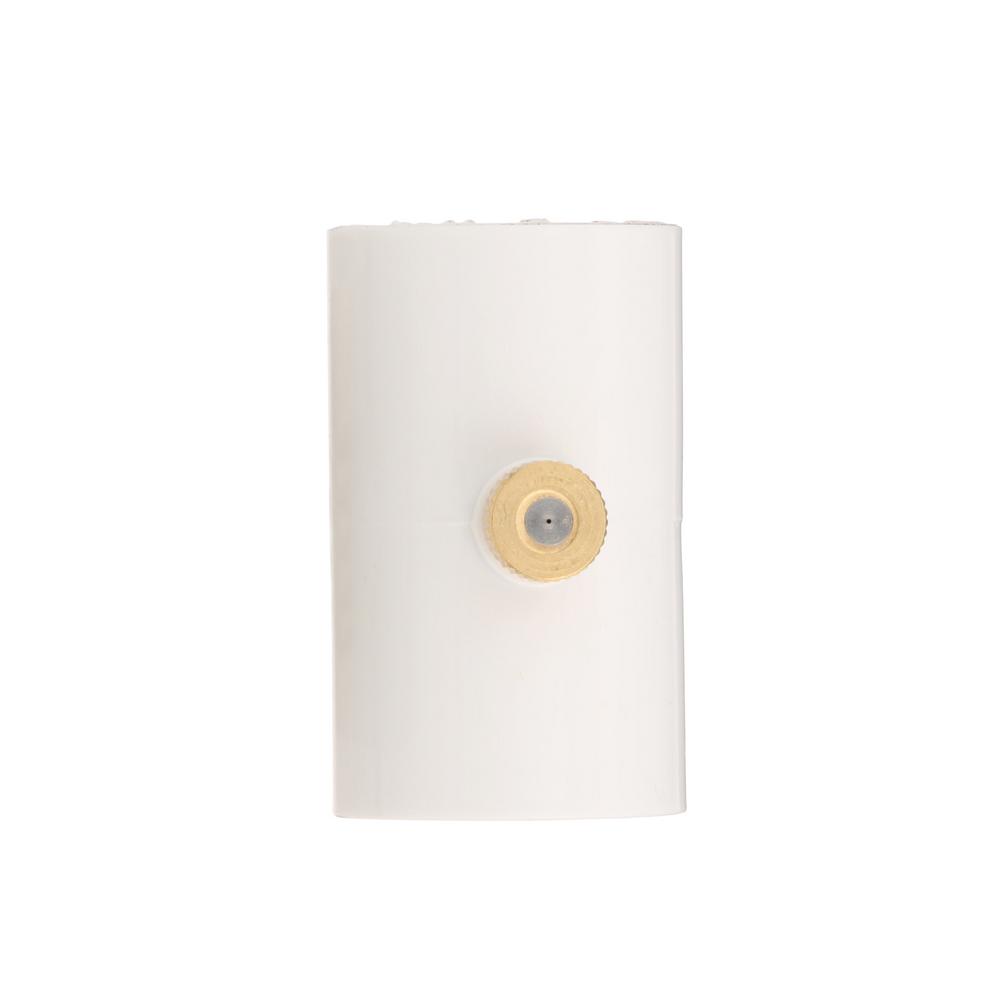 Orbit® 10112H PVC Split Section Coupling w/ Metal Mist Nozzle, White, 5-Pack