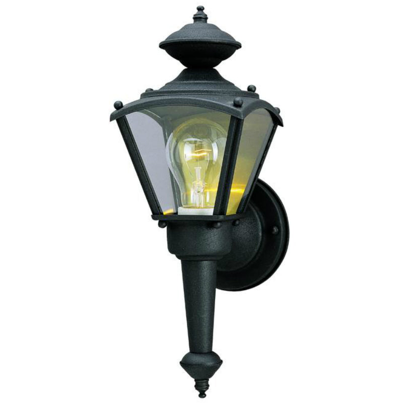 Westinghouse 66983 Single-Light Exterior Wall Coach Lantern, Matte Black Finish