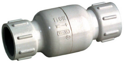 Pvc Check Valve White 1-1/2"