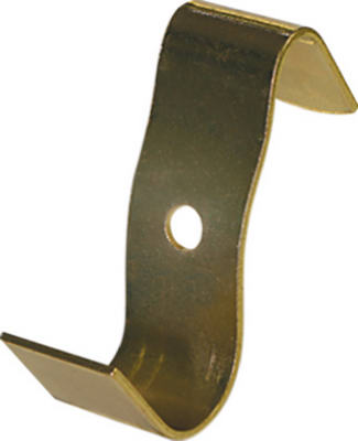 Hillman 122246 Wide Molding Picture Hanger Hook, Brass, 4-Pack