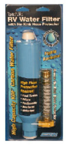 Camco 40043 Taste Pure Water Filter With Flexible Hose Protector