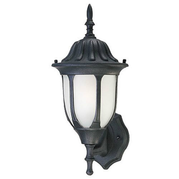 Westinghouse 66826 One-Light Exterior Wall Lantern, Textured Black