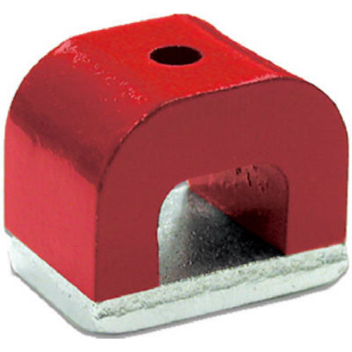 Master Magnetics 07270 Alnico Horseshoe Magnet with Keeper, 2 Oz, Red