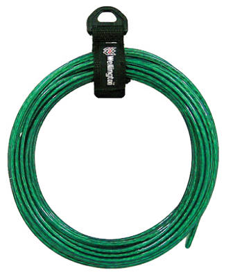 Wellington 15742 Vinyl Coated Wire Cable Clothesline, 5/32" x 50'