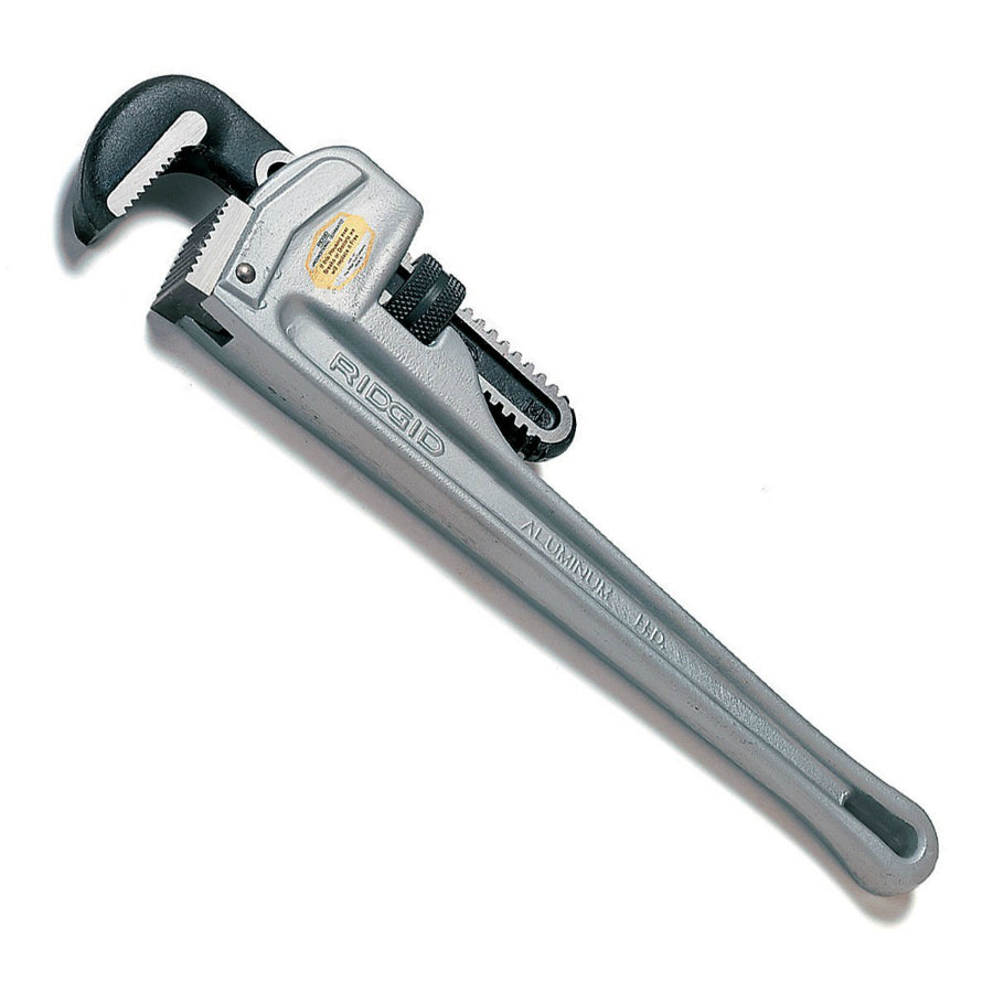 Ridgid® 31095 Aluminum Straight Pipe Wrench, #814, 14"