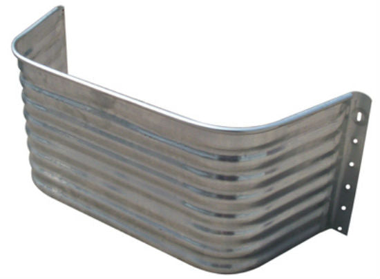 Tiger Brand™ AW-12S Square Area Wall, Galvanized Steel, 12"
