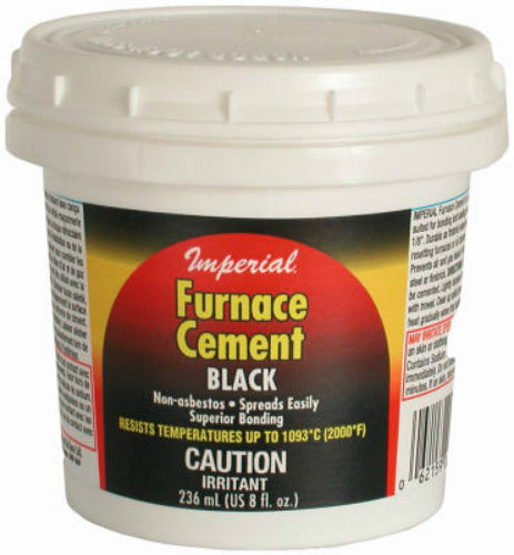 Imperial KK0077-A Furance Cement, 8 Oz, Black
