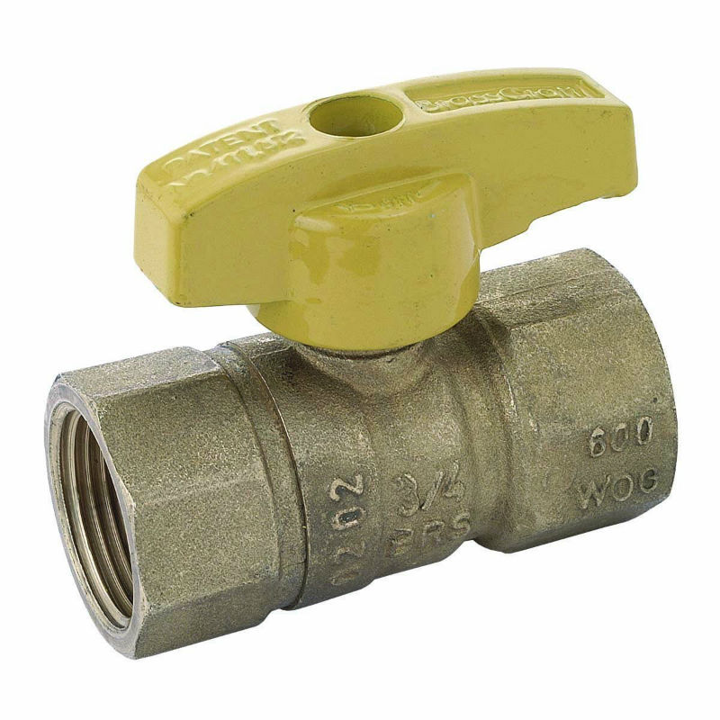 BrassCraft PSBV503-8 SL Series, Gas Ball Valve Brass, 1/2"