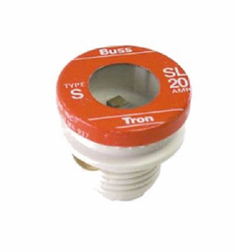 Cooper Bussmann SL-30PK4 Type SL Plug Fuse, 30 Amp, 125 Volts, 4-Pack