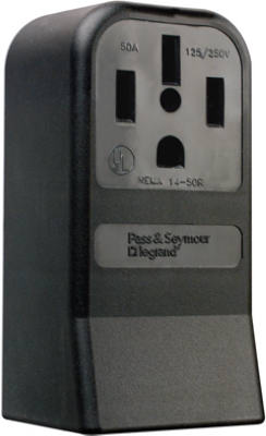 Pass & Seymour Straight Blade Power Outlet Surface Receptacle