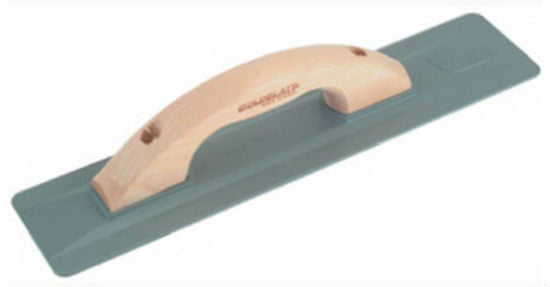 Goldblatt® G06150 Bevel End Float, 16" x 3-1/2", Wood Handle