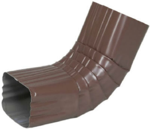 Amerimax 4526419 Aluminum Front Elbow Style A, 3" x 4", Brown