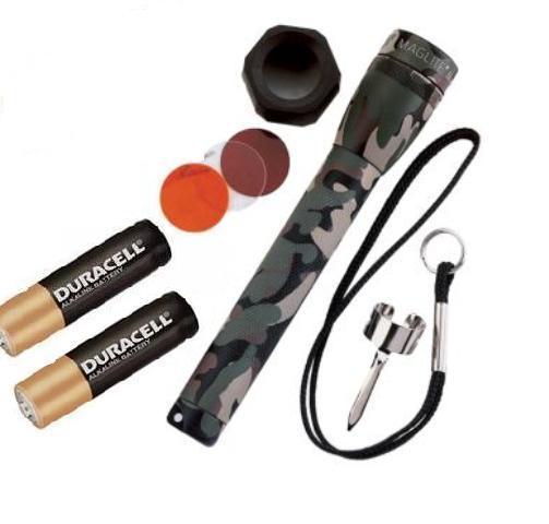Maglite M2A02C Mini Flashlight Combo Pack, 2 "AA" Cell, Camouflage