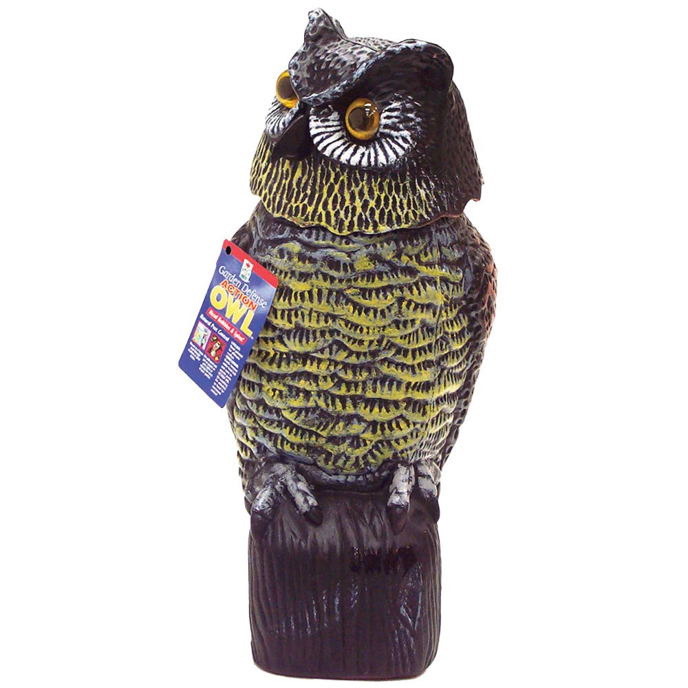 Easy Gardener 8011 Garden Defense Action Owl with Bobble Head