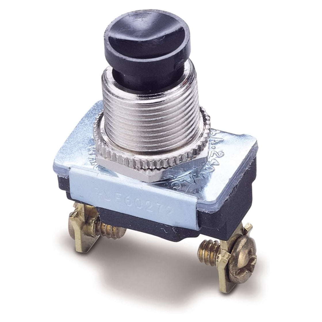 Gardner Bender GSW-22 Momentary Contact Push-Button Switch, Screw Terminal, Black