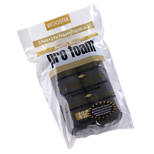 Wooster® RR308-4-1/2 Jumbo-Koter® Pro Foam™ Foam Roller Cover, 4-1/2", 2 Pack