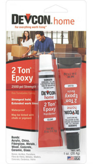 Devcon 35345 2-Ton Clear Epoxy Tubes, 1 Oz