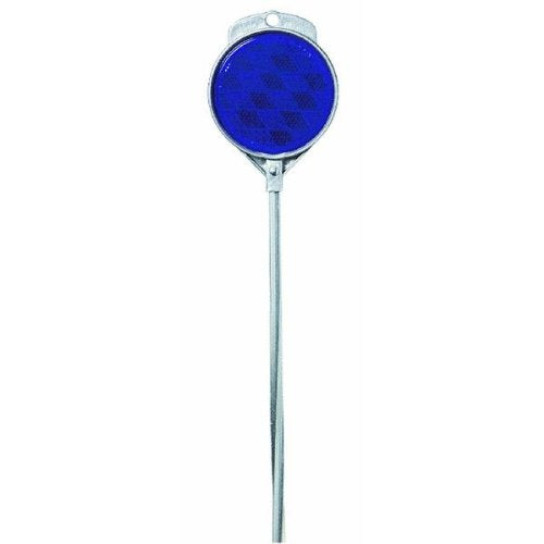Hy-Ko DM100B48 Standard Aluminum Shaft Driveway Marker, 48", Blue
