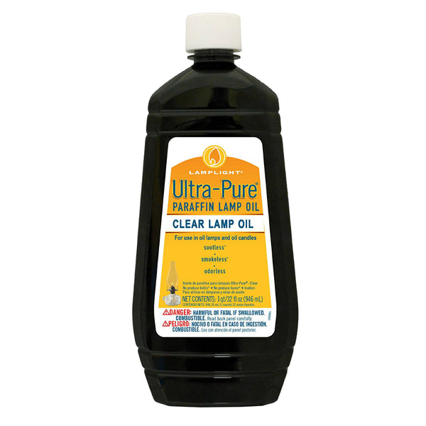 Ultra-Pure 60009 Smokeless Lamp Oil, Clear, 32 Oz
