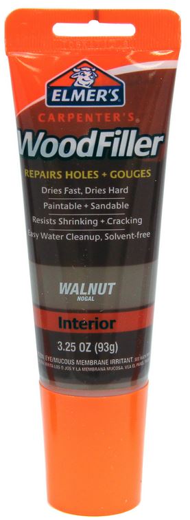 Elmer's E859 Carpenter's® Interior Wood Filler, 3.25 Oz, Walnut