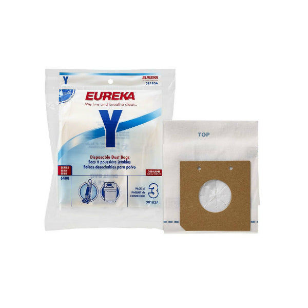 Eureka® 58183A Style Y Vacuum Bag, 3-Pack