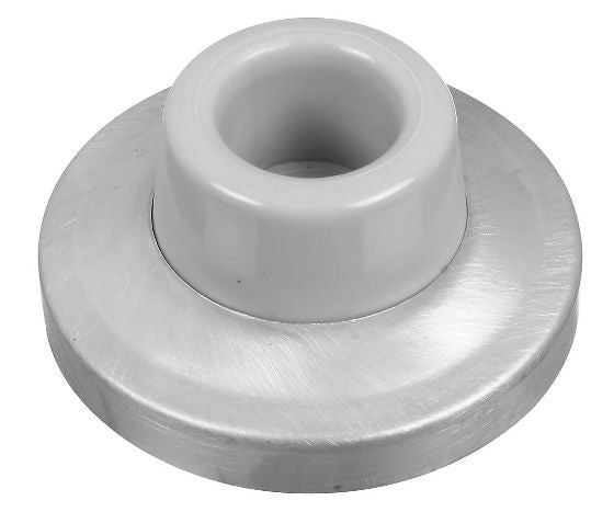 National Hardware® N215-848 Solid Brass Wall Door Stop, Chrome