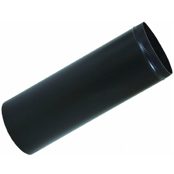 Imperial BM0110 Stove Pipe, 24 Gauge, 5" x 24", Black