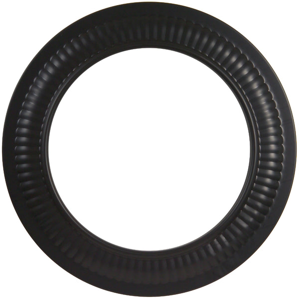 Imperial BM0093 Stove Pipe Trim Collar, 24 Gauge, 5", Black
