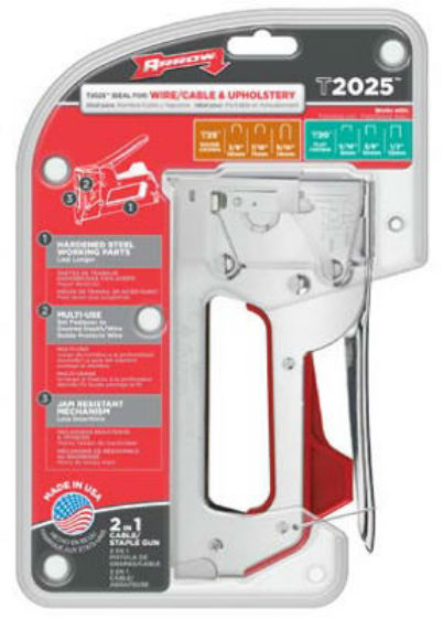 Arrow Fastener T2025-6 Dual Purpose Stapler & Wire Tacker