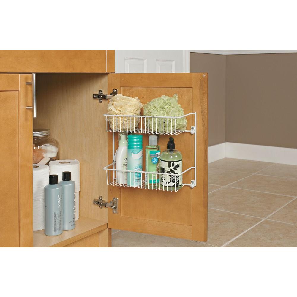 ClosetMaid® 800200 2-Tier Cabinet/Wall Storage Rack, Epoxy Coated Steel