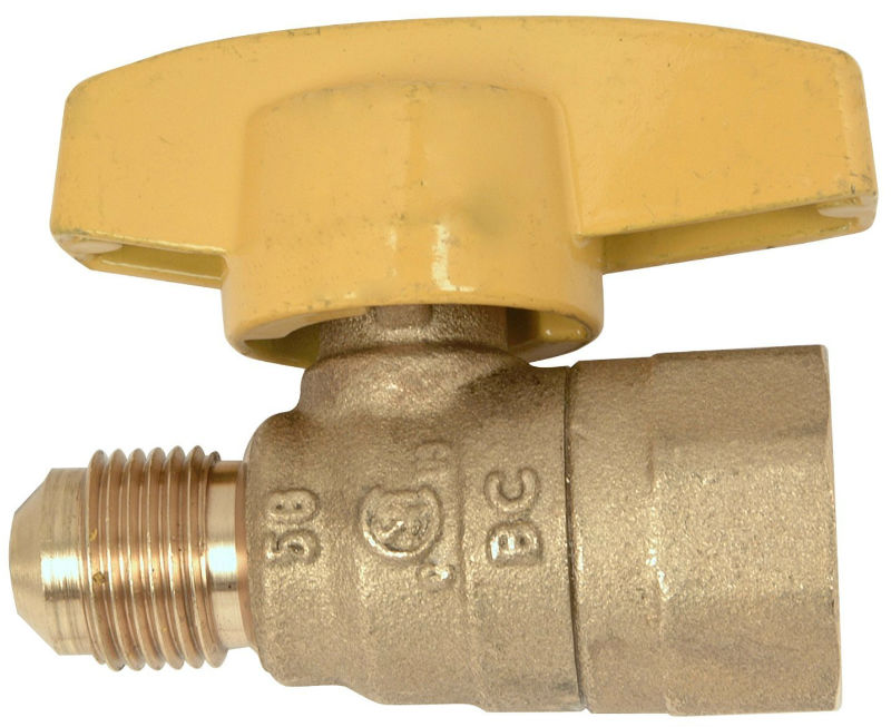 BrassCraft PSSL-12 SL Series Gas Valve, Straight