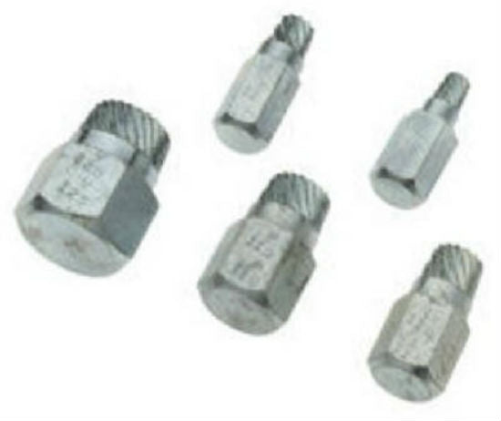 Superior Tool® 05250 Plumber's Bolt Extractor Kit, 5-Piece