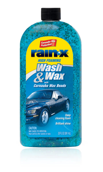 Rain‑X RX51820D High Foaming Wash & Wax with Carnauba Wax Beads, 20 Oz