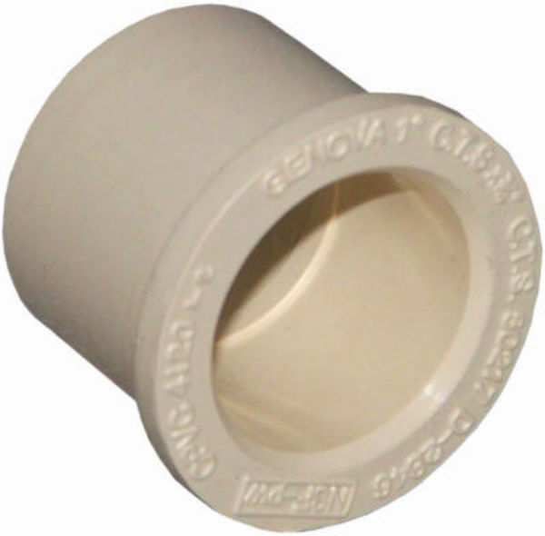Genova 50217 CPVC Reducing Bushing Beige, 1" x 3/4"